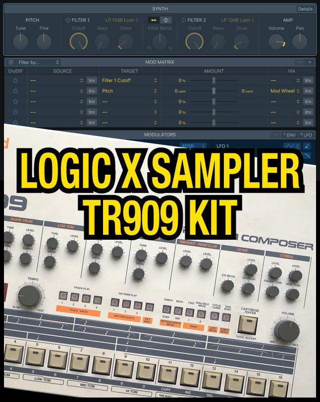 Logic X Sampler: TR909 Kit product image (1)