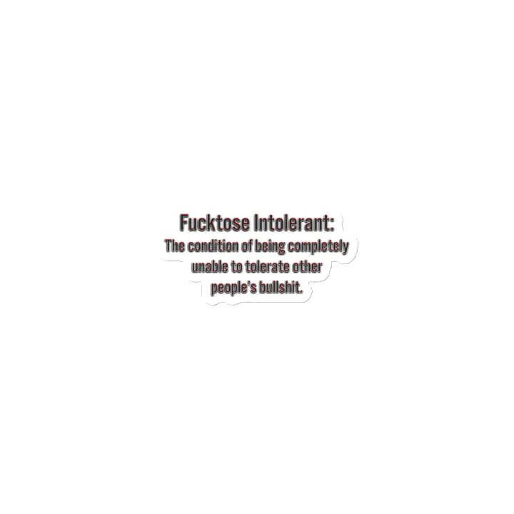 Intolerant - Magnet product image (1)