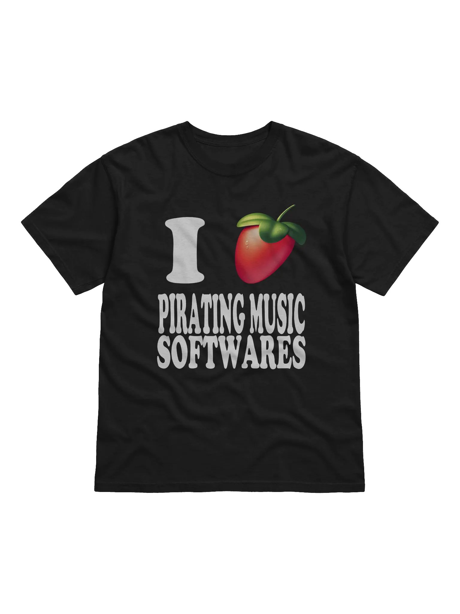 I ❤️ PIRATING MUSIC SOFTWARES Tee product image (1)