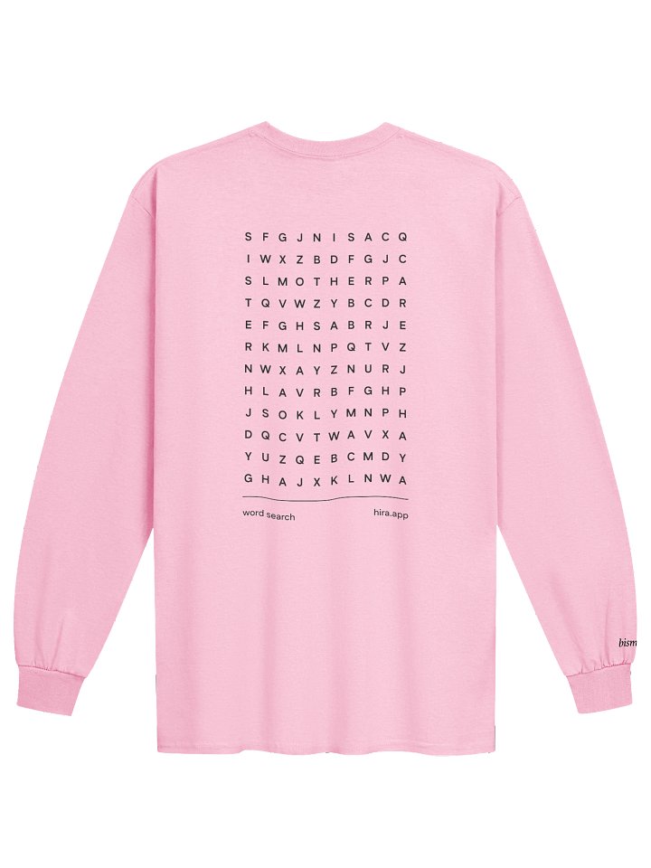 Sisters Word Search Shirt product image (1)