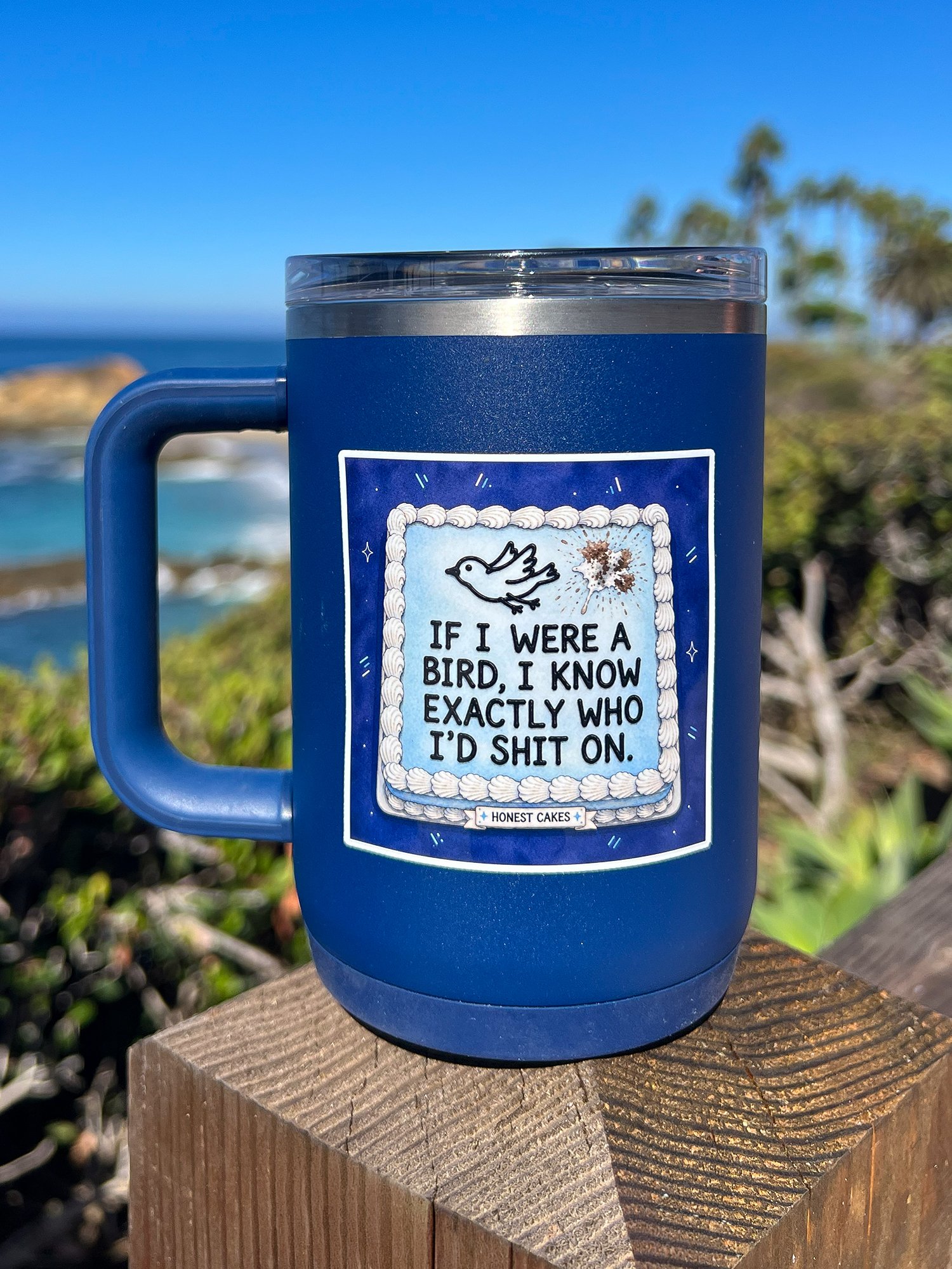 VINYL STICKER: If I Were A Bird, I Know Who I'd Shit On - FREE SHIPPING product image (2)