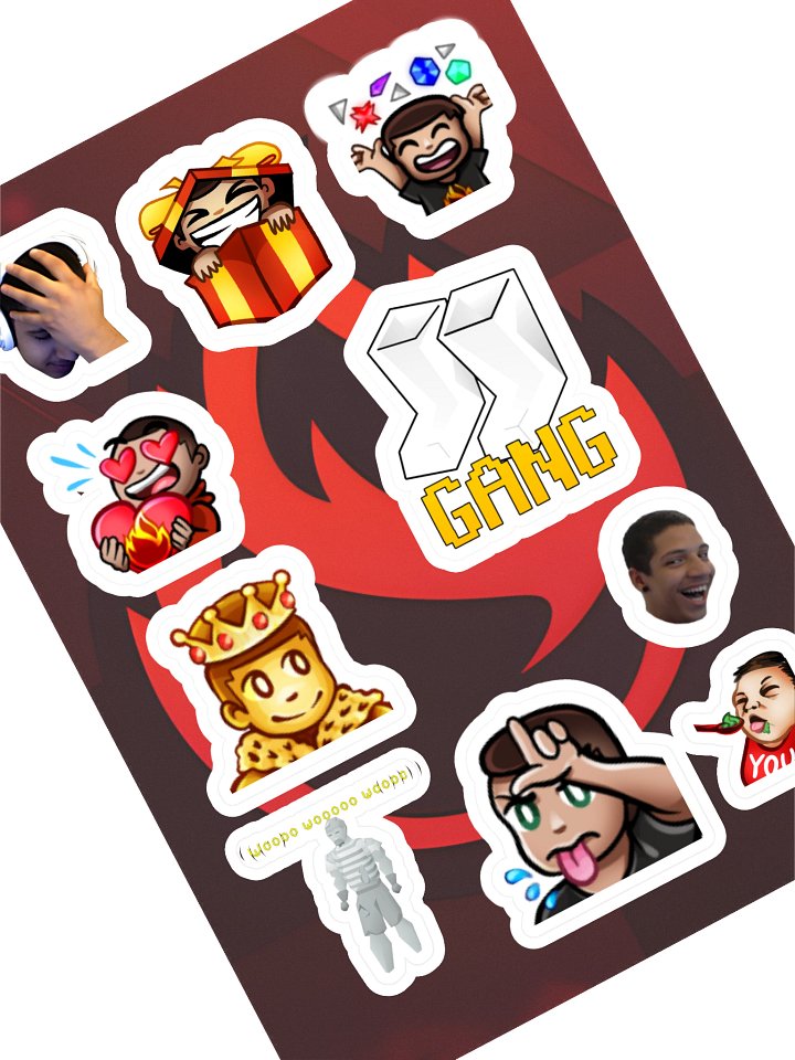Emote Sticker Sheet product image (1)