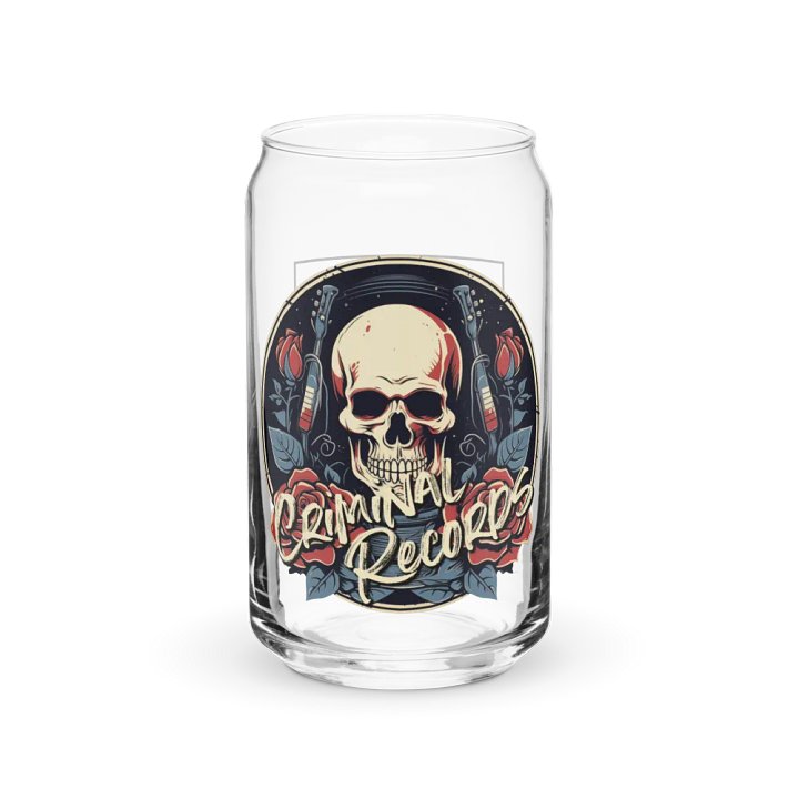 Criminal Records Can-Shaped Glass product image (1)