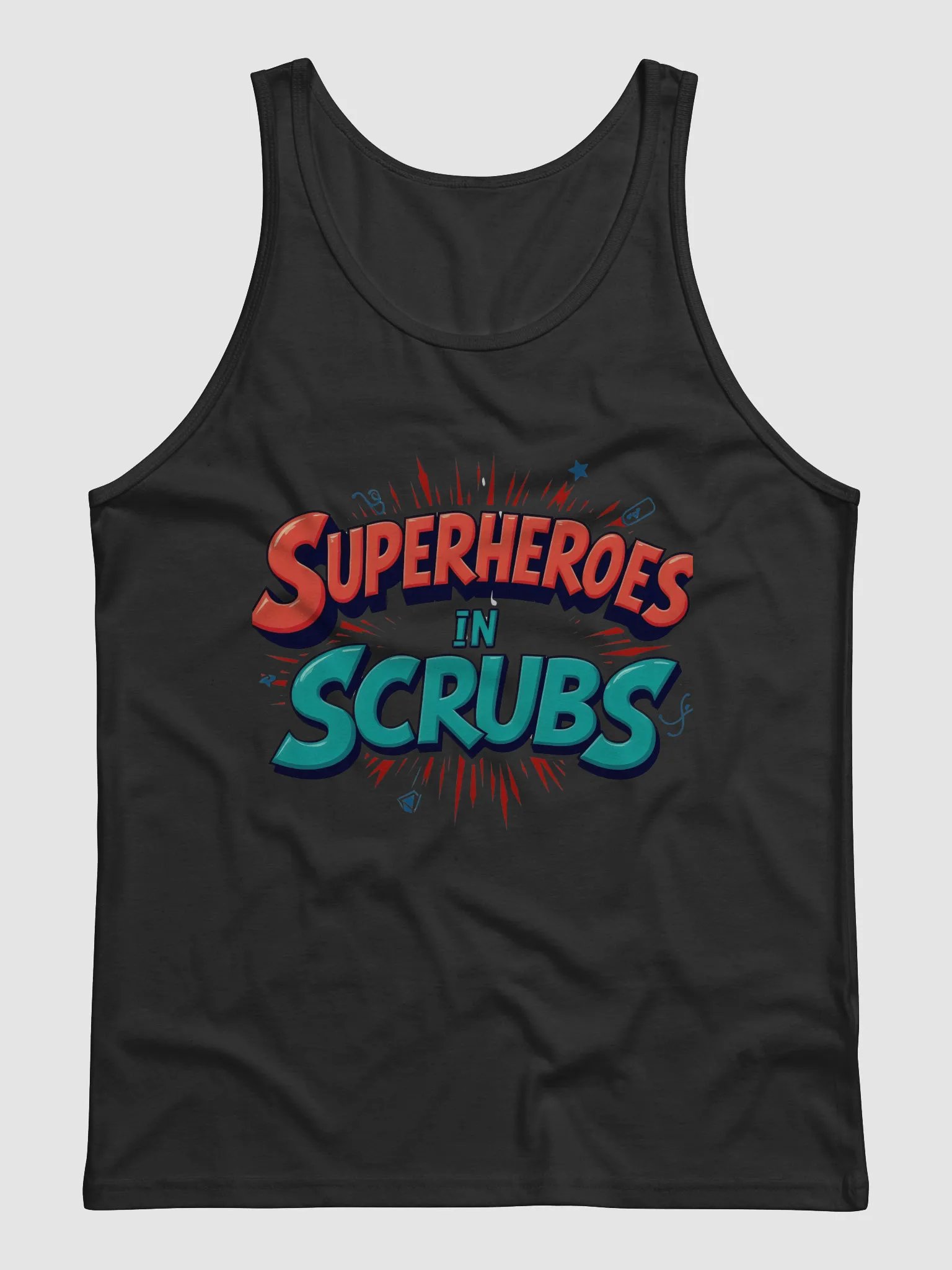 Superheroes in Scrubs Graphic Tank product image (5)