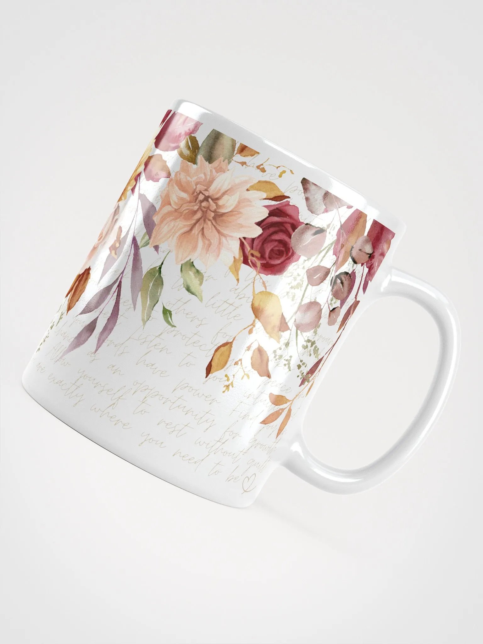 FLOWERS AND AFFIRMATIONS MUG product image (6)