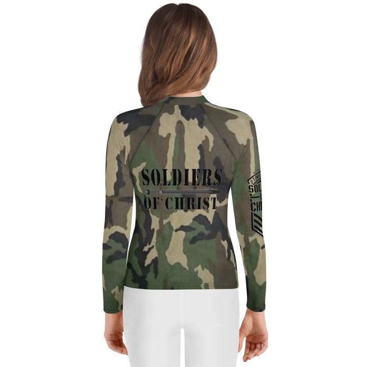 Faithful Camo: Youth Rash Guard - Woodland product image (2)