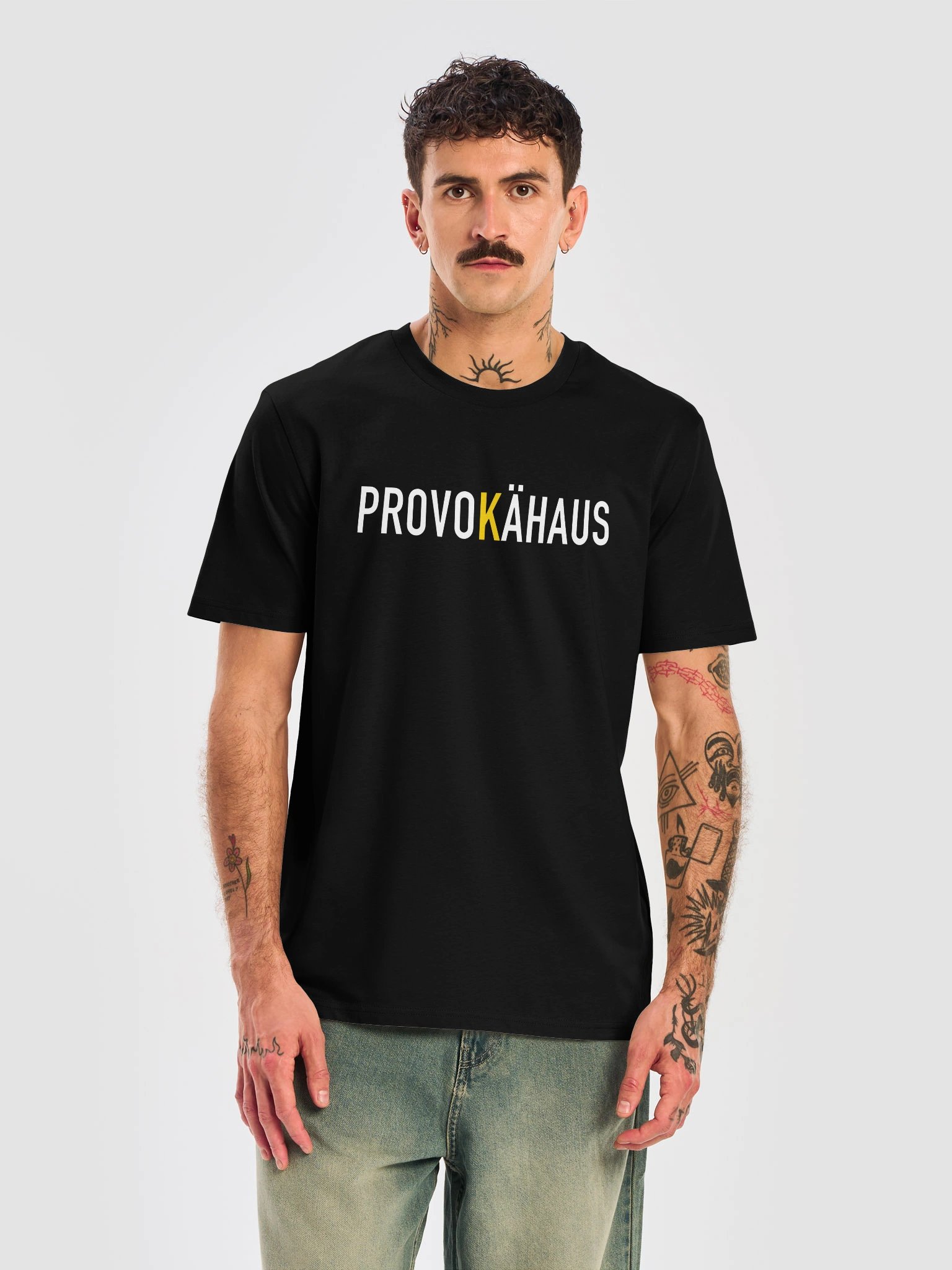 PROVOKÄHAUS Provoke Success Training Tee — Black & Yellow product image (5)