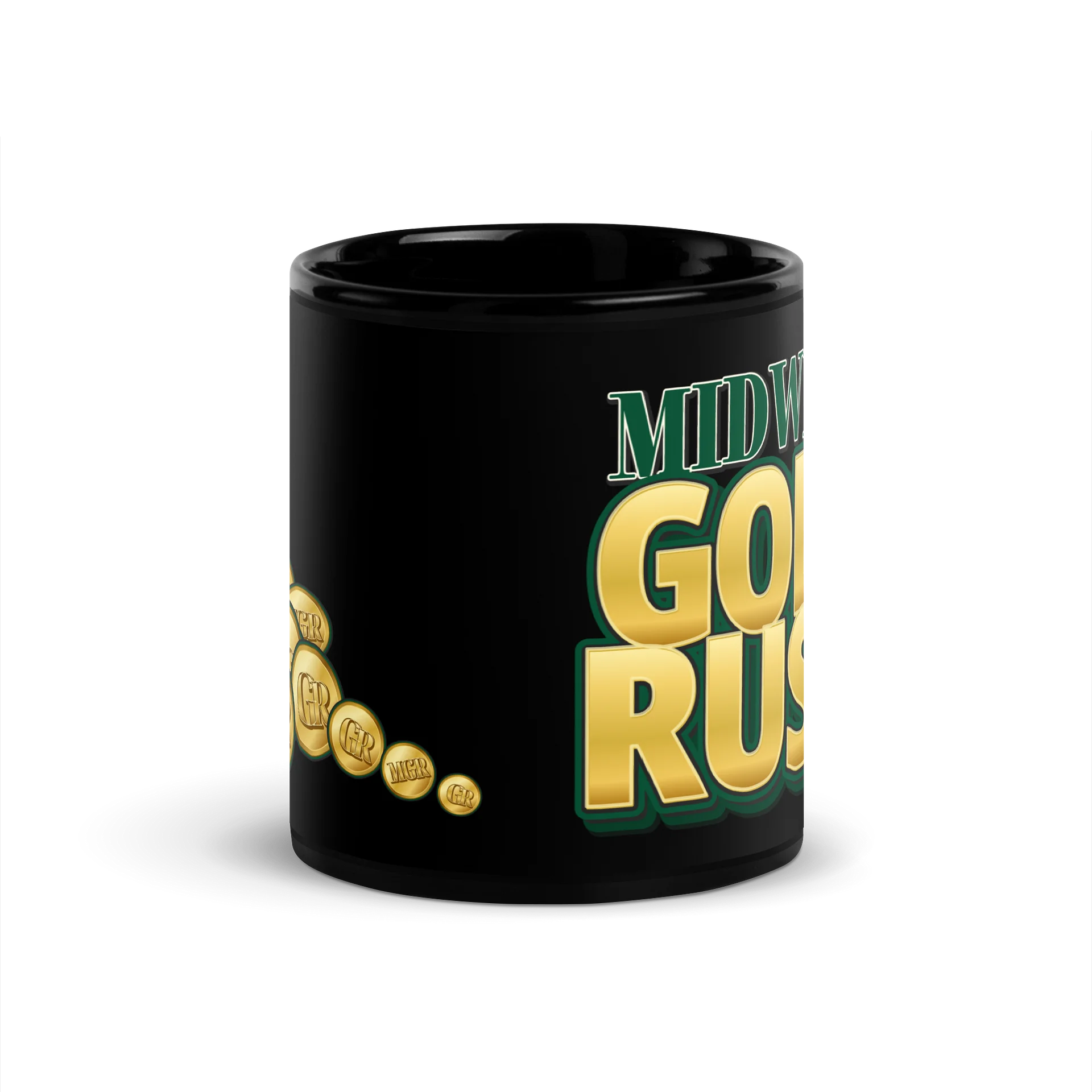Midwest Gold Rush — Treasure Collection Glossy Black Mug product image (3)