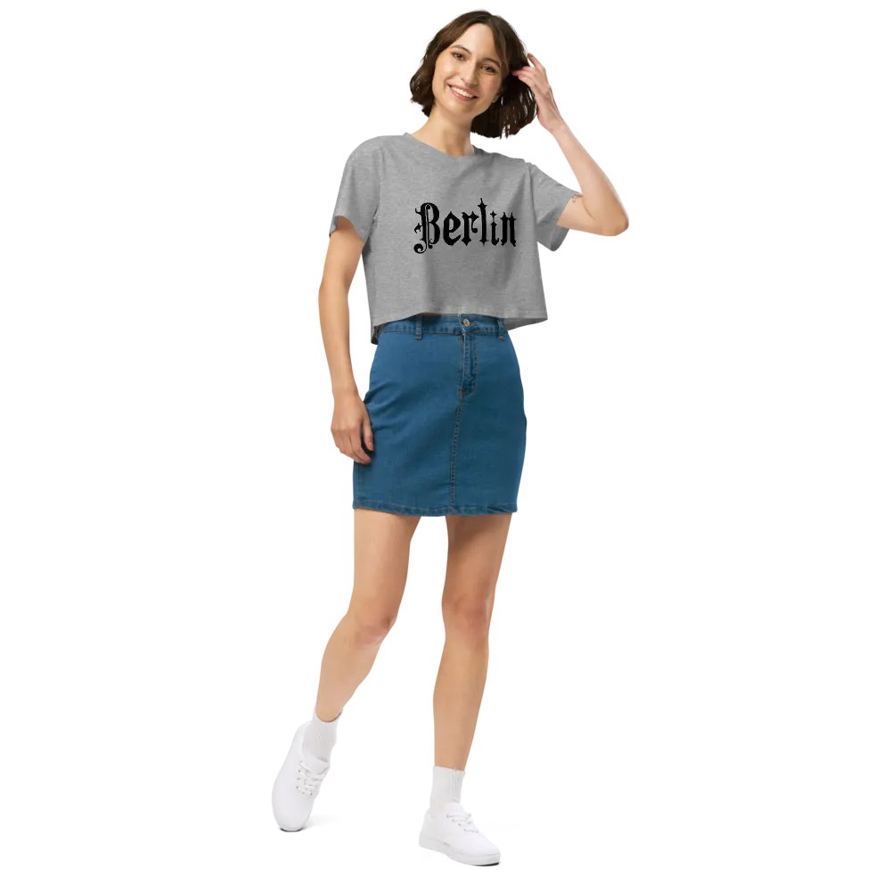 Berlin in Black crop top product image (5)