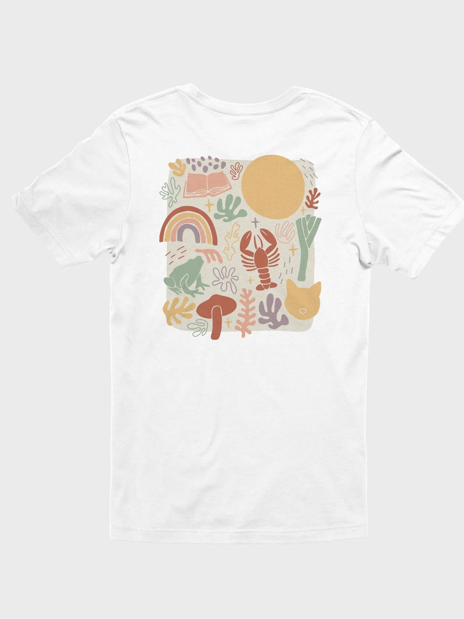 cattsical Shapes T-Shirt White product image (3)