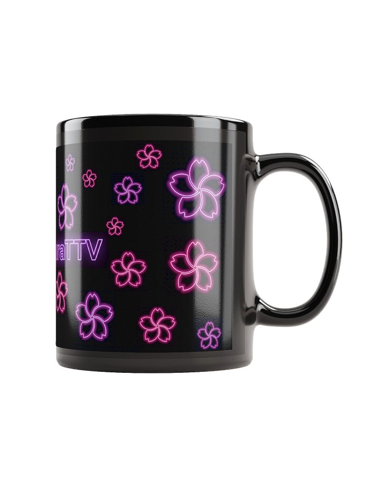 Neon Sakura Black Mug product image (2)