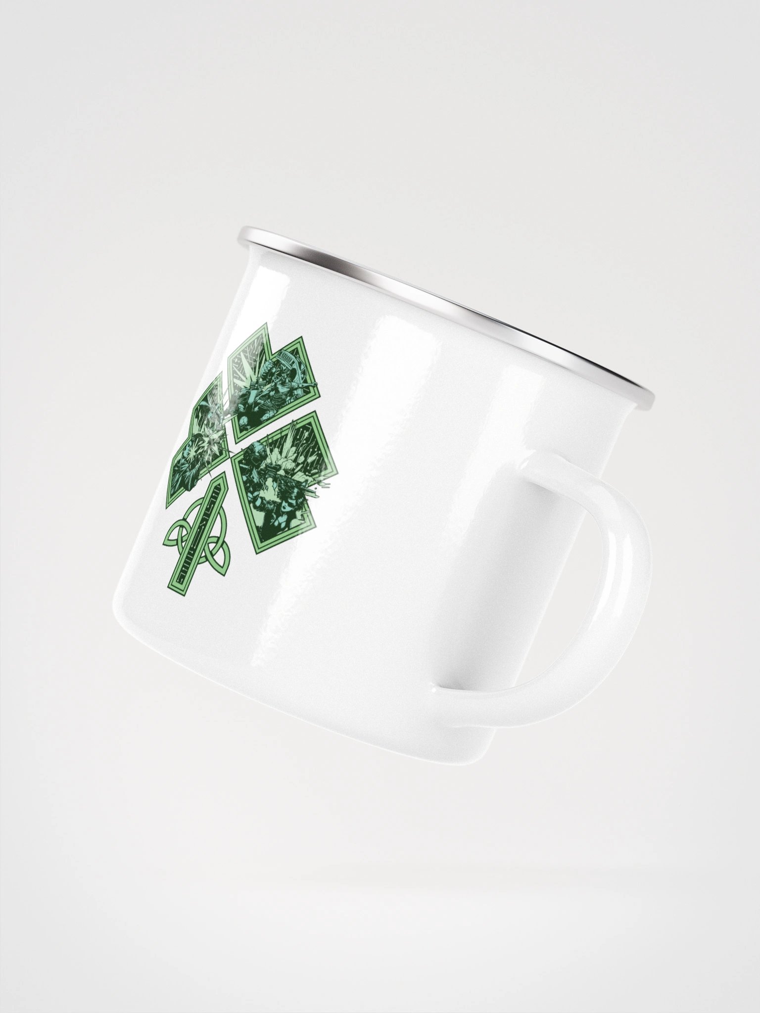 Three Leaf Enamel Mug product image (5)