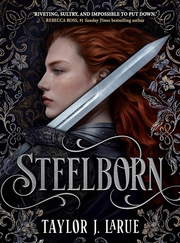 My cover art for Taylor J. Larue's STEELBORN. Out August 4 2026 by @waywardtxf 
Pattern by @littlepatterns 
AD: @jennykimurad...