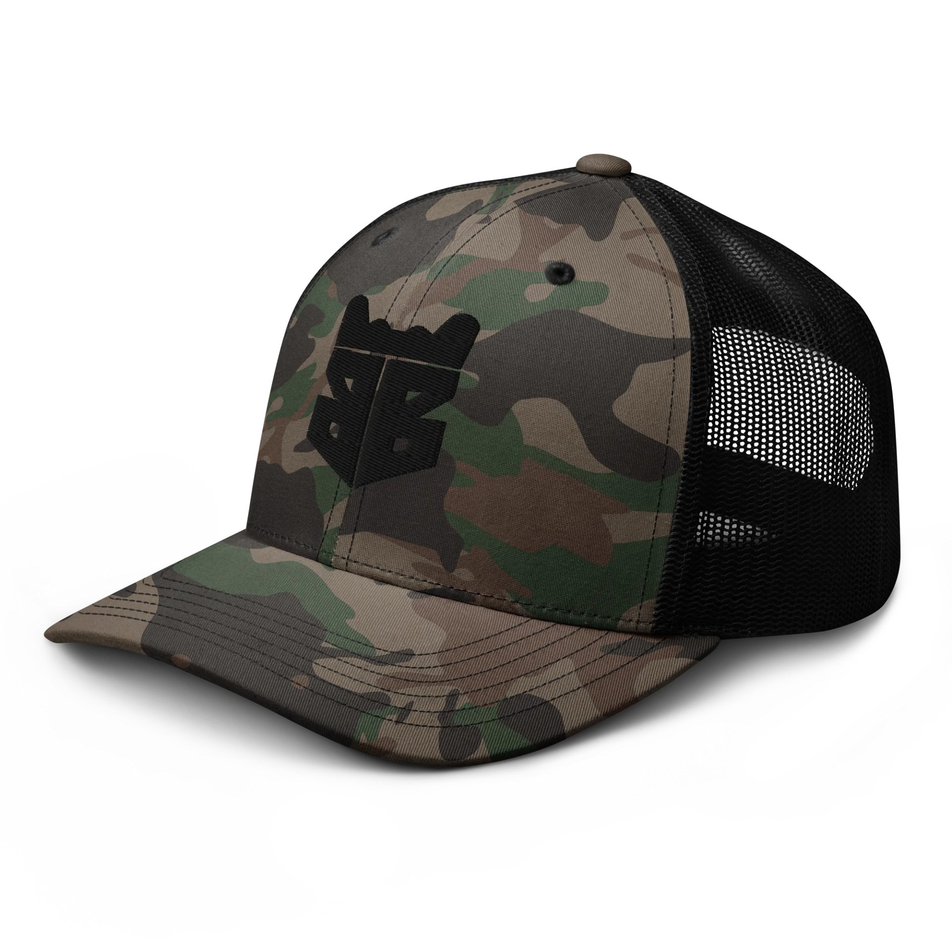 BB Stealth Camo Trucker Cap product image (4)