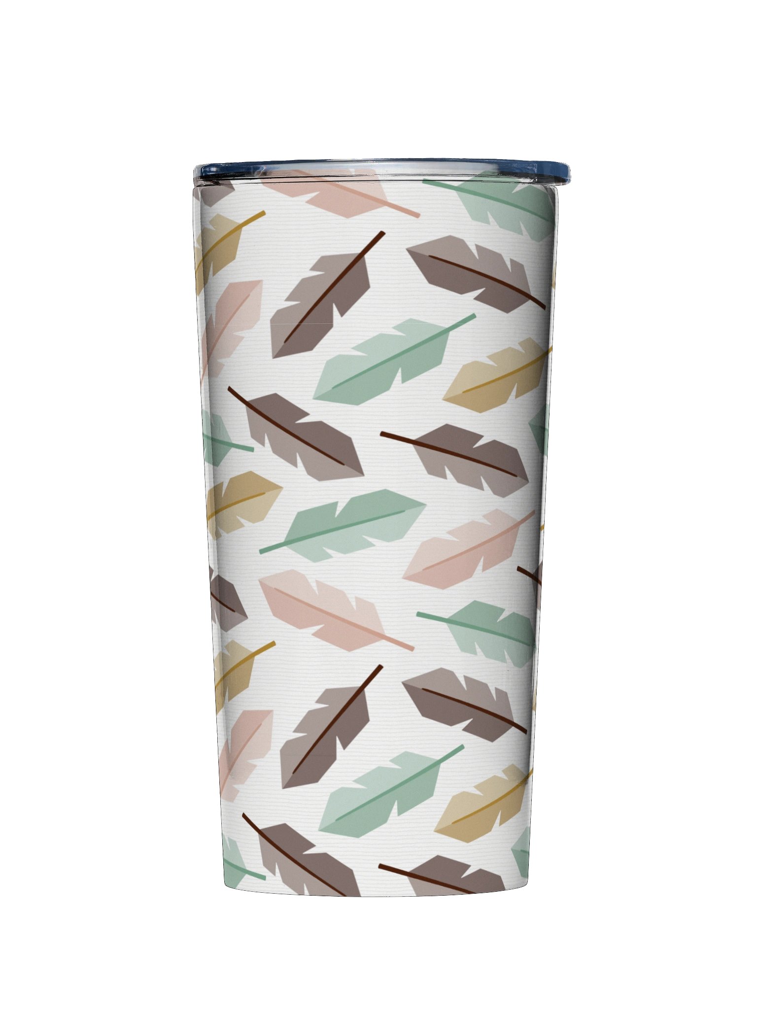 Mid-Century Modern Feathers 20oz Stainless Steel Tumbler product image (1)