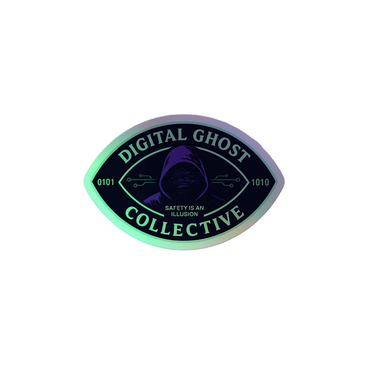 Digital Ghost Collective Reflective Sticker product image (2)