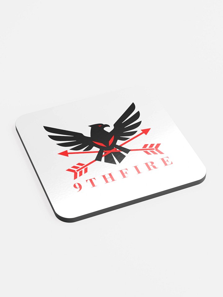 9th Fire Glossed Cork Coaster product image (2)