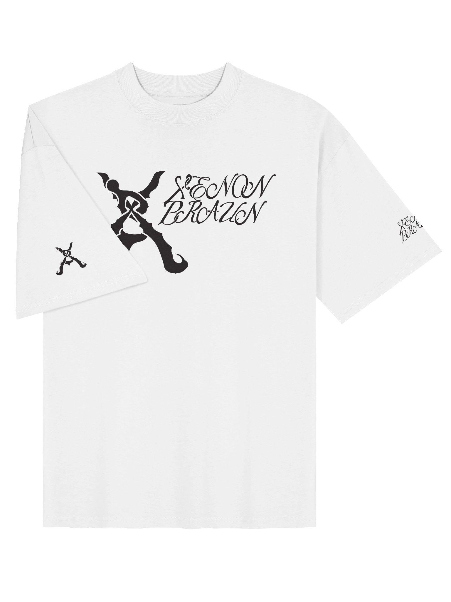 Xenon Braun Staple Black Logo with Text Tee product image (3)