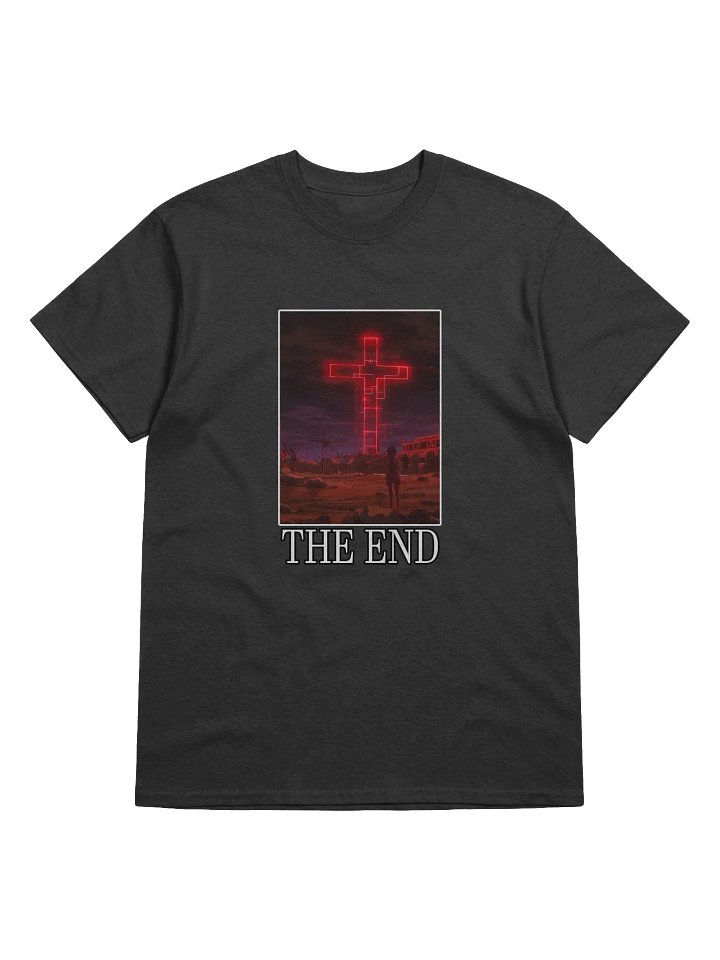 "THE END" Heawyweight Printed T-Shirt product image (1)