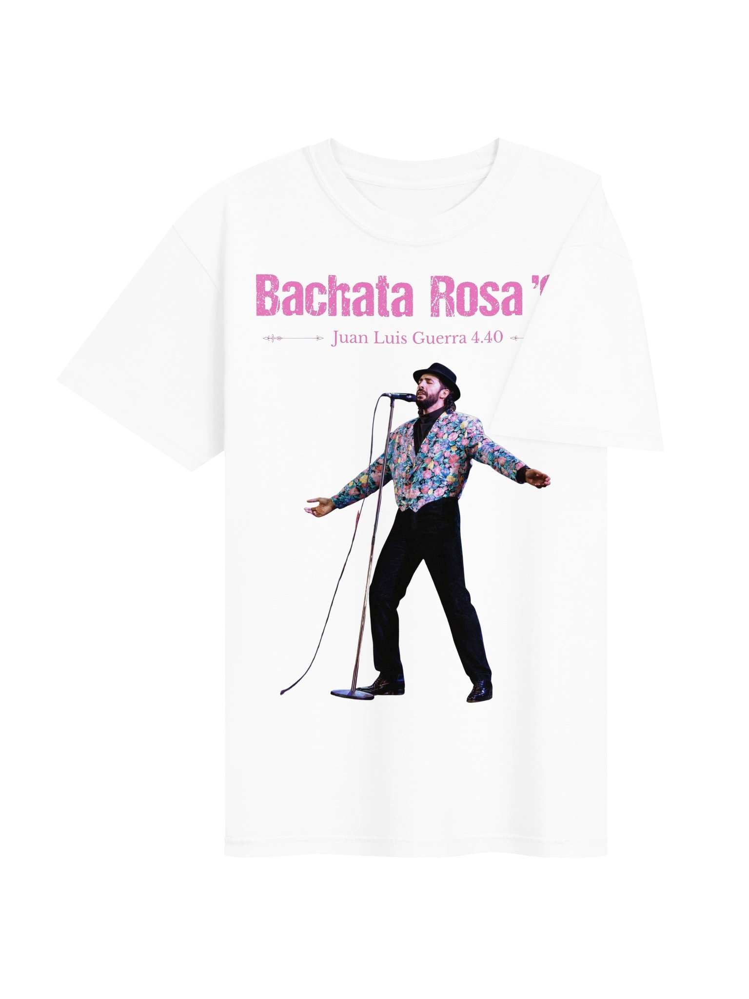 Bachata Rosa Vintage T-shirt + Digital Album (White) product image (4)