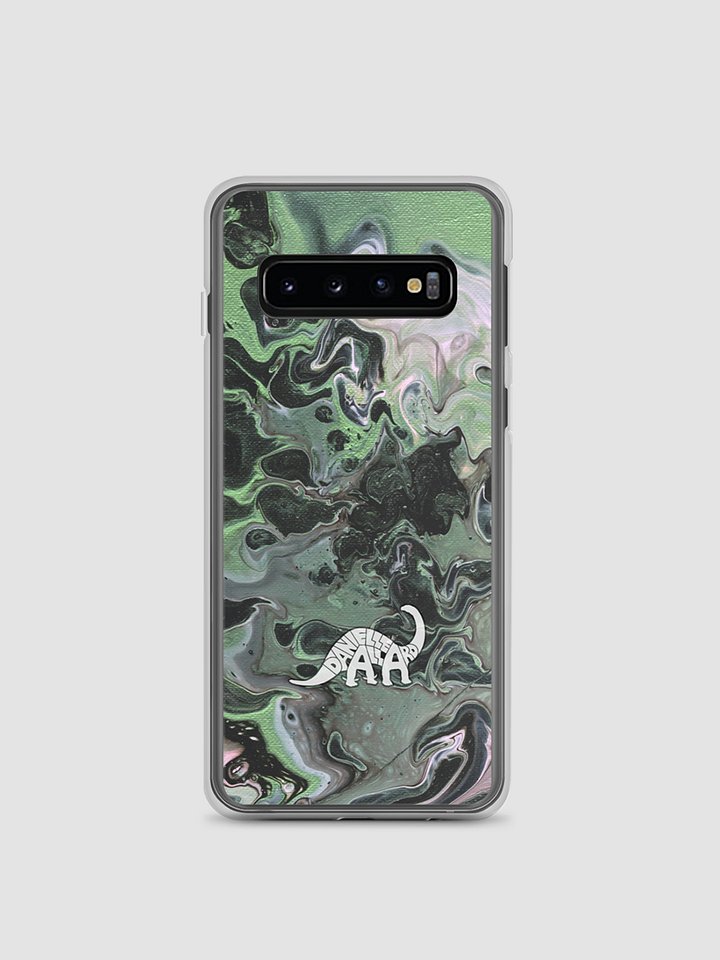 Metallic Green Fluid Acrylic Samsung Case product image (1)
