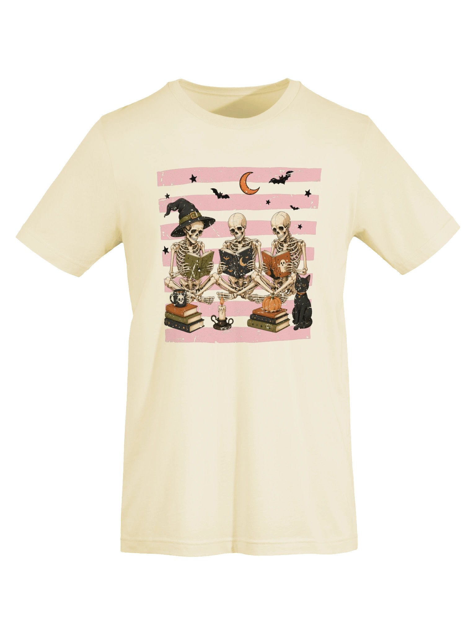 Spooky Skeleton Book Club T-Shirt | Halloween Reading Tee product image (6)