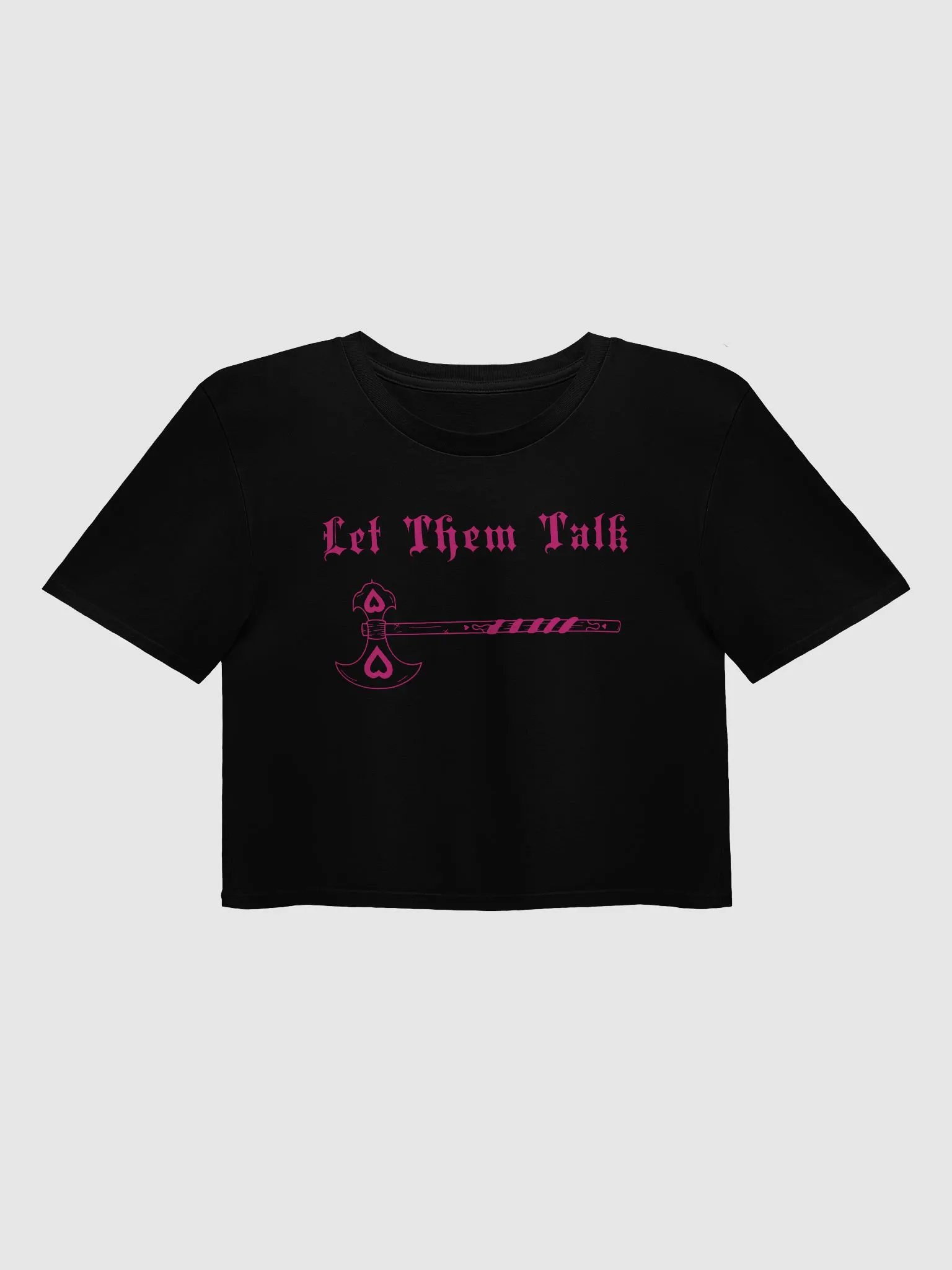 Let Them Talk Pink Crop Top product image (1)