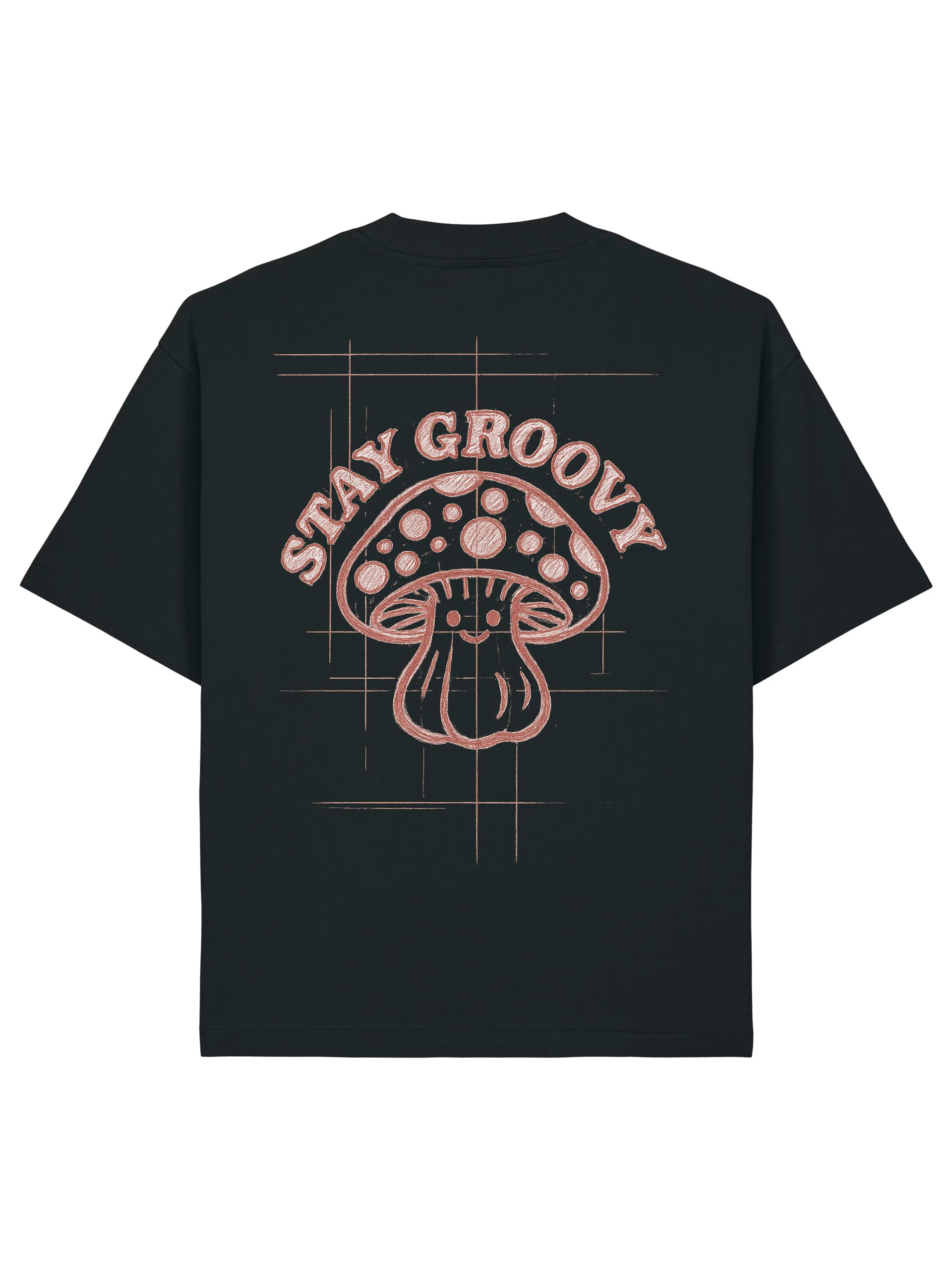 Stay Groovy Blueprints - Oversized Tee product image (2)