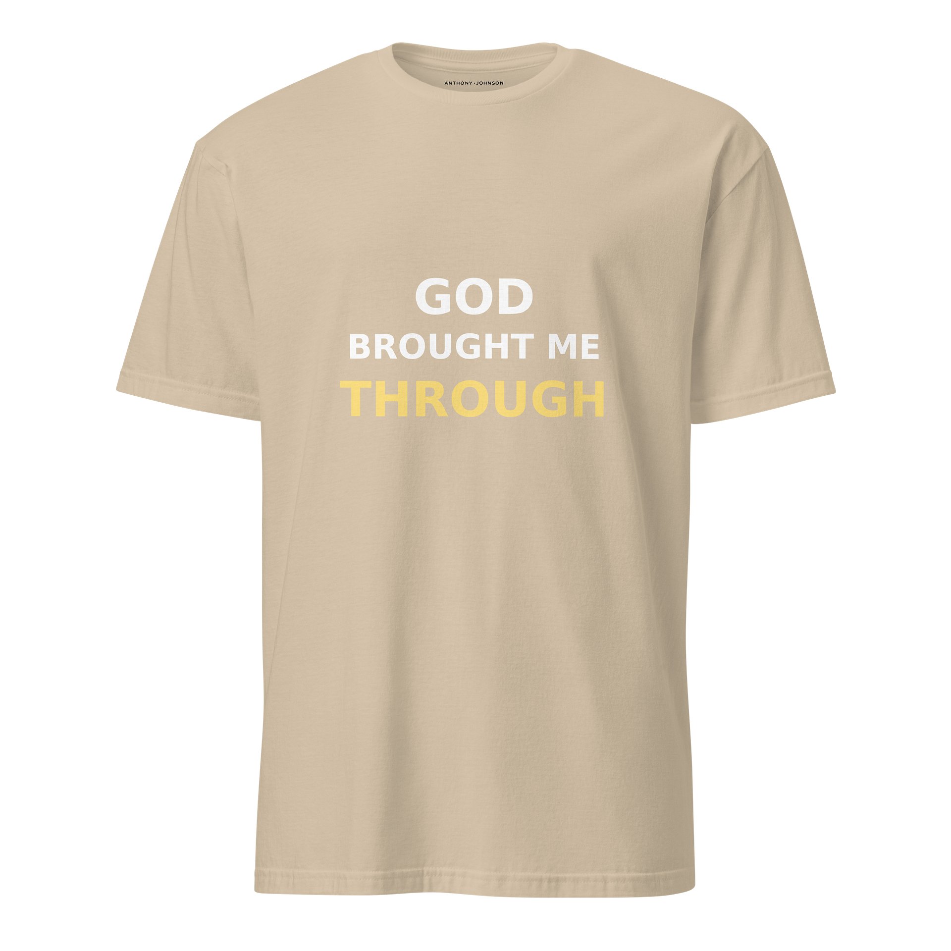 God Brought Me Through -Testimony Tee product image (1)