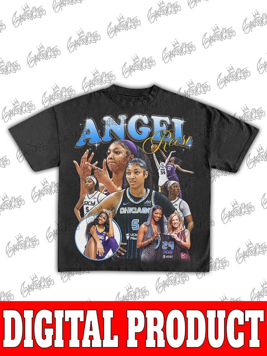 Angel Reese Vintage WNBA 90s Bootleg Graphic Design product image (1)