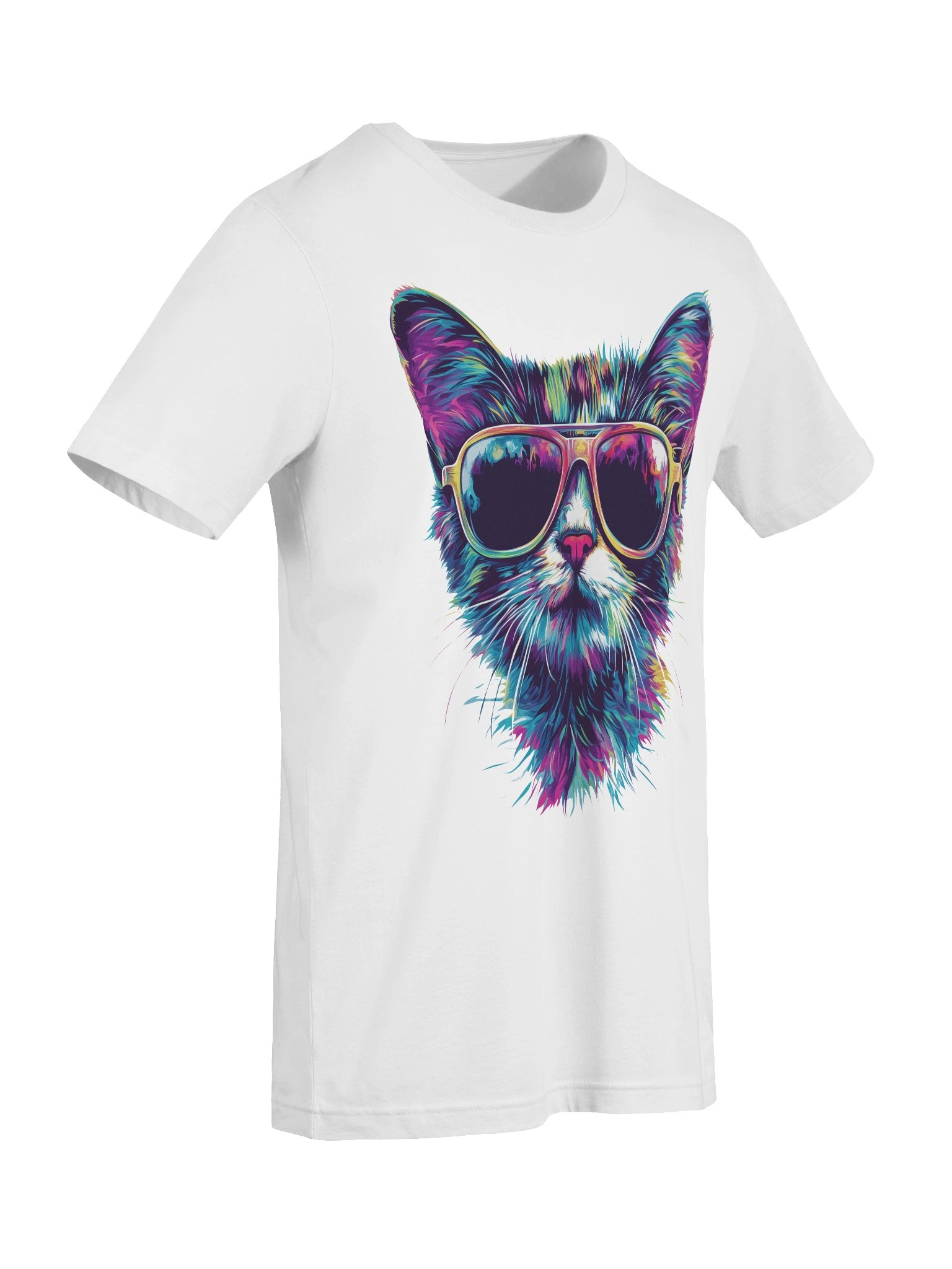 Psychedelic Cat T-Shirt product image (74)