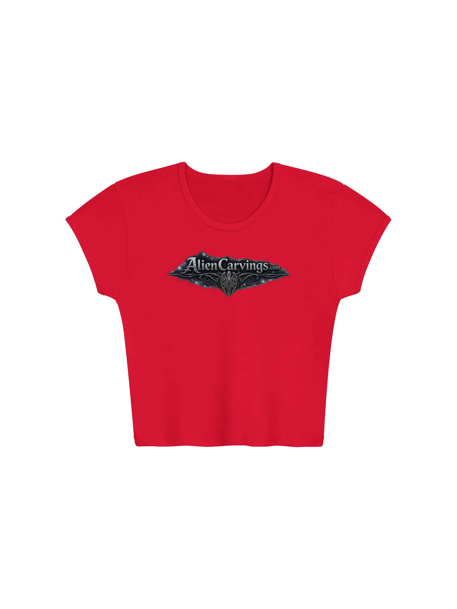 Aliencarvings.com Splash Logo Crop Top product image (1)