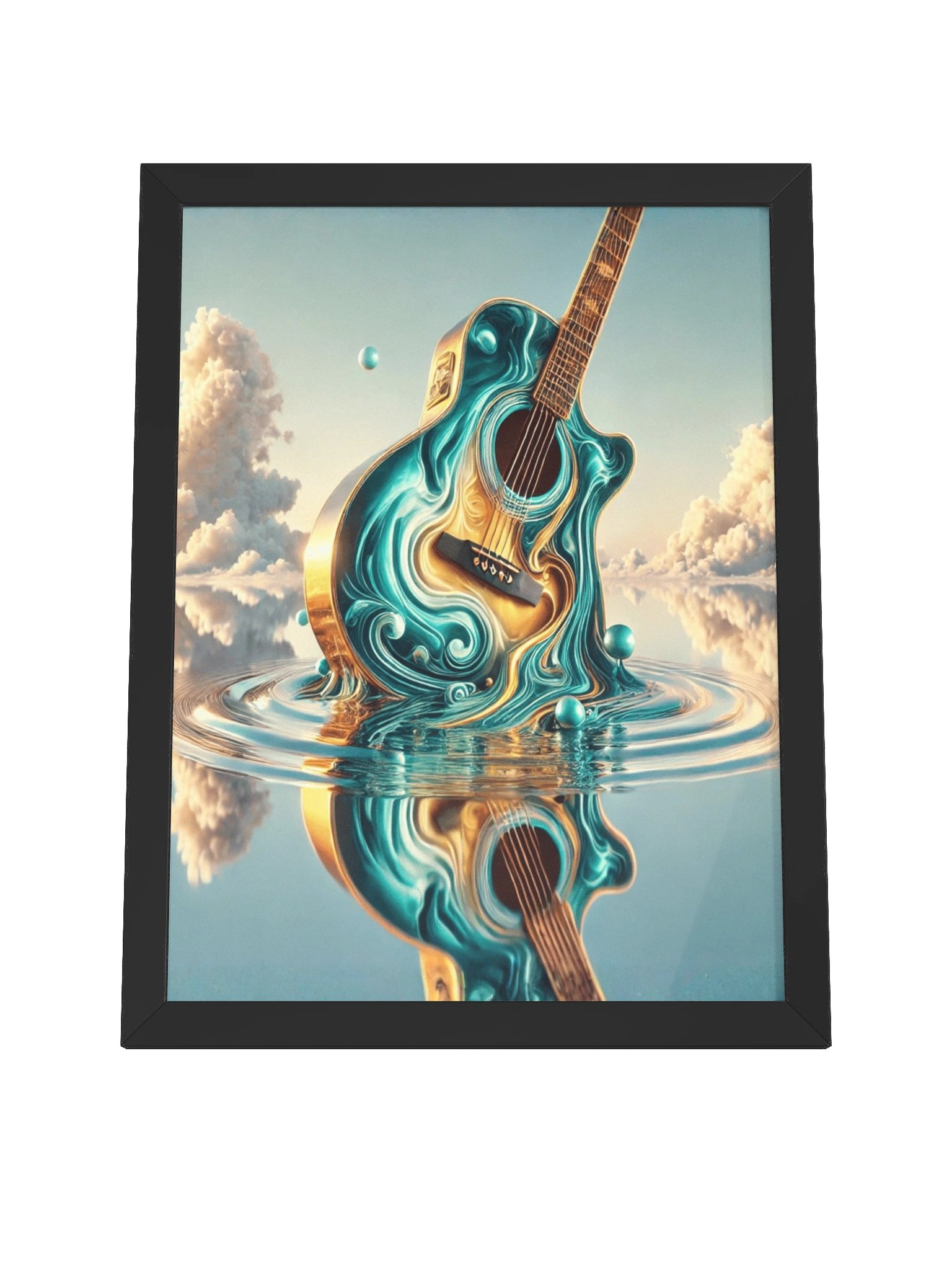 HARMONIC RIPPLES | Framed Art Print product image (8)