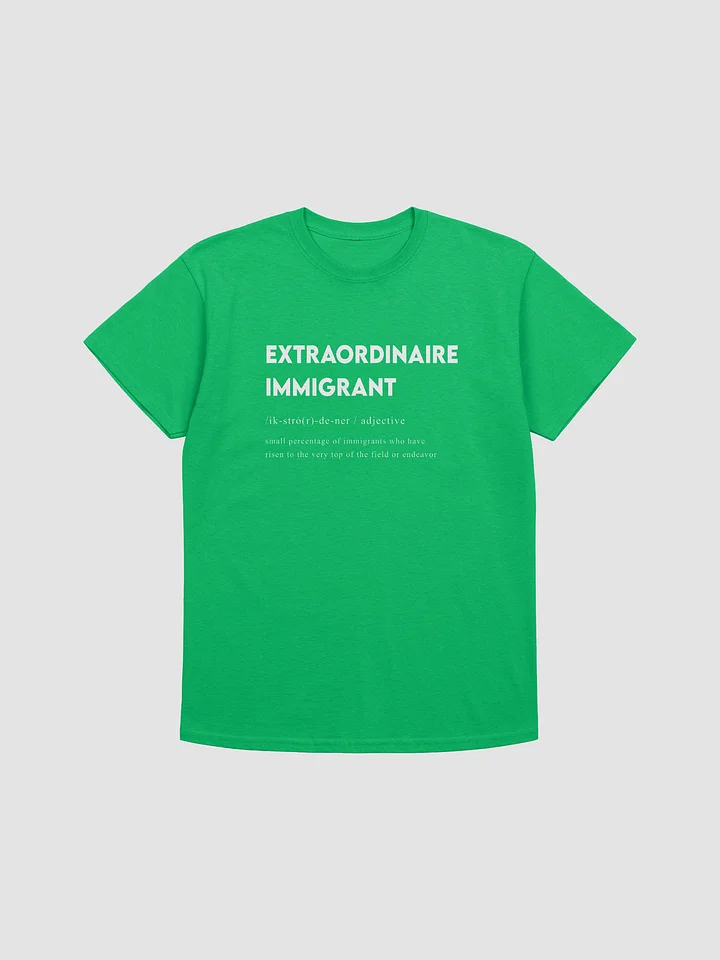 EXTRAORDINAIRE IMMIGRANT TSHIRT GREEN product image (1)