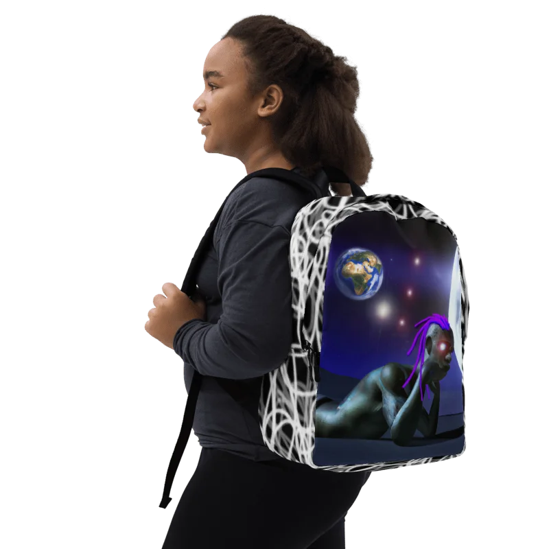 Caught myself thinking again backpack product image (2)