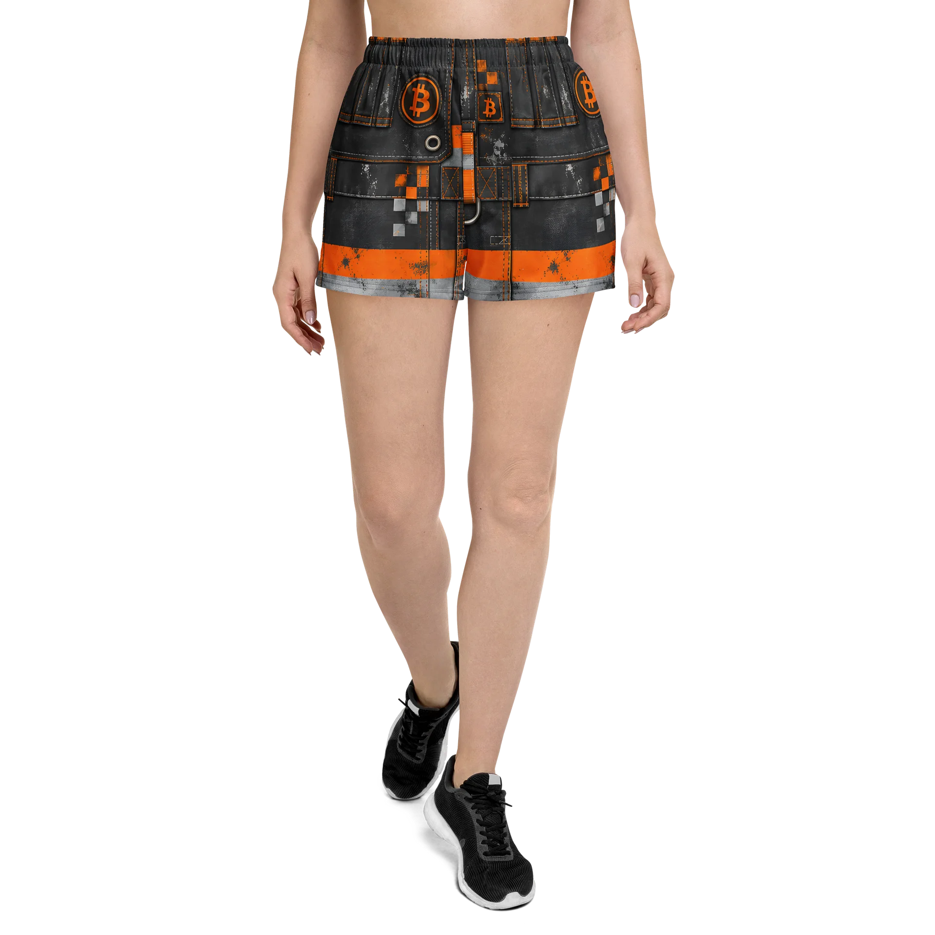 Hash Miner — Industrial Bitcoin Athletic Shorts product image (1)