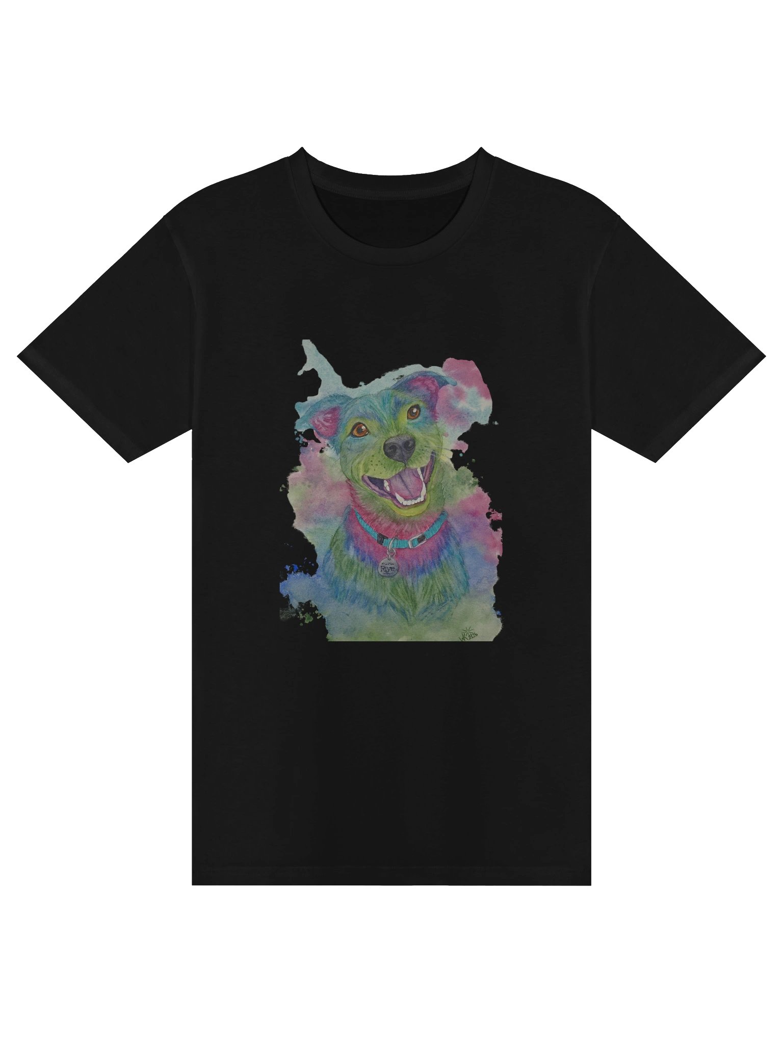 Vibrant Faye Watercolor Unisex T-Shirt product image (1)