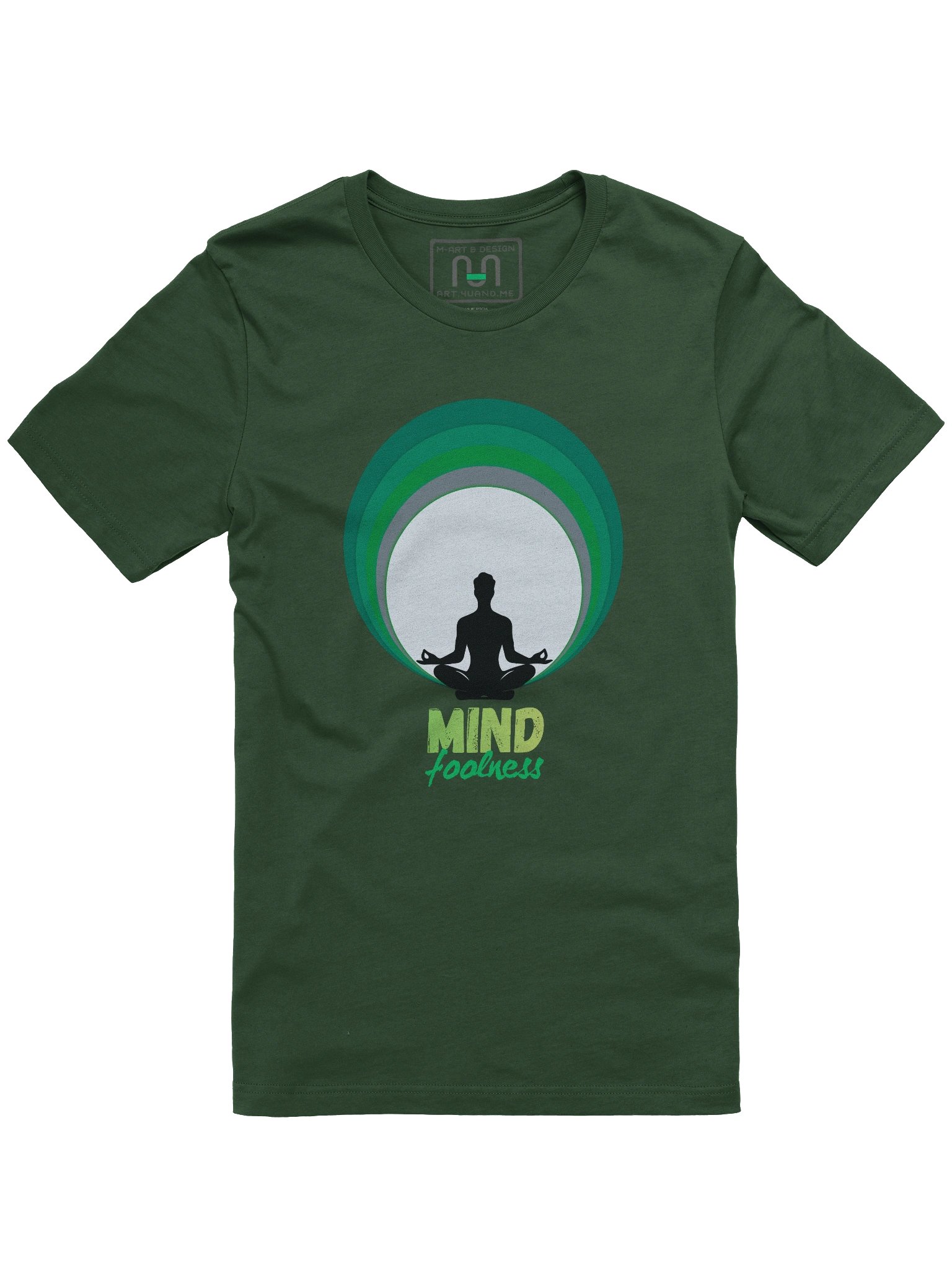 MIND Foolness Tee – Center Your Chaos - ReadMyLips Design product image (1)