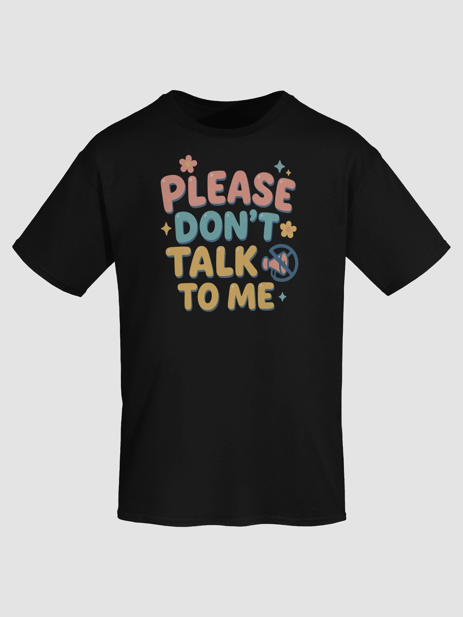 Anti-Social But Adorable – “Please Don’t Talk to Me” Tee product image (7)