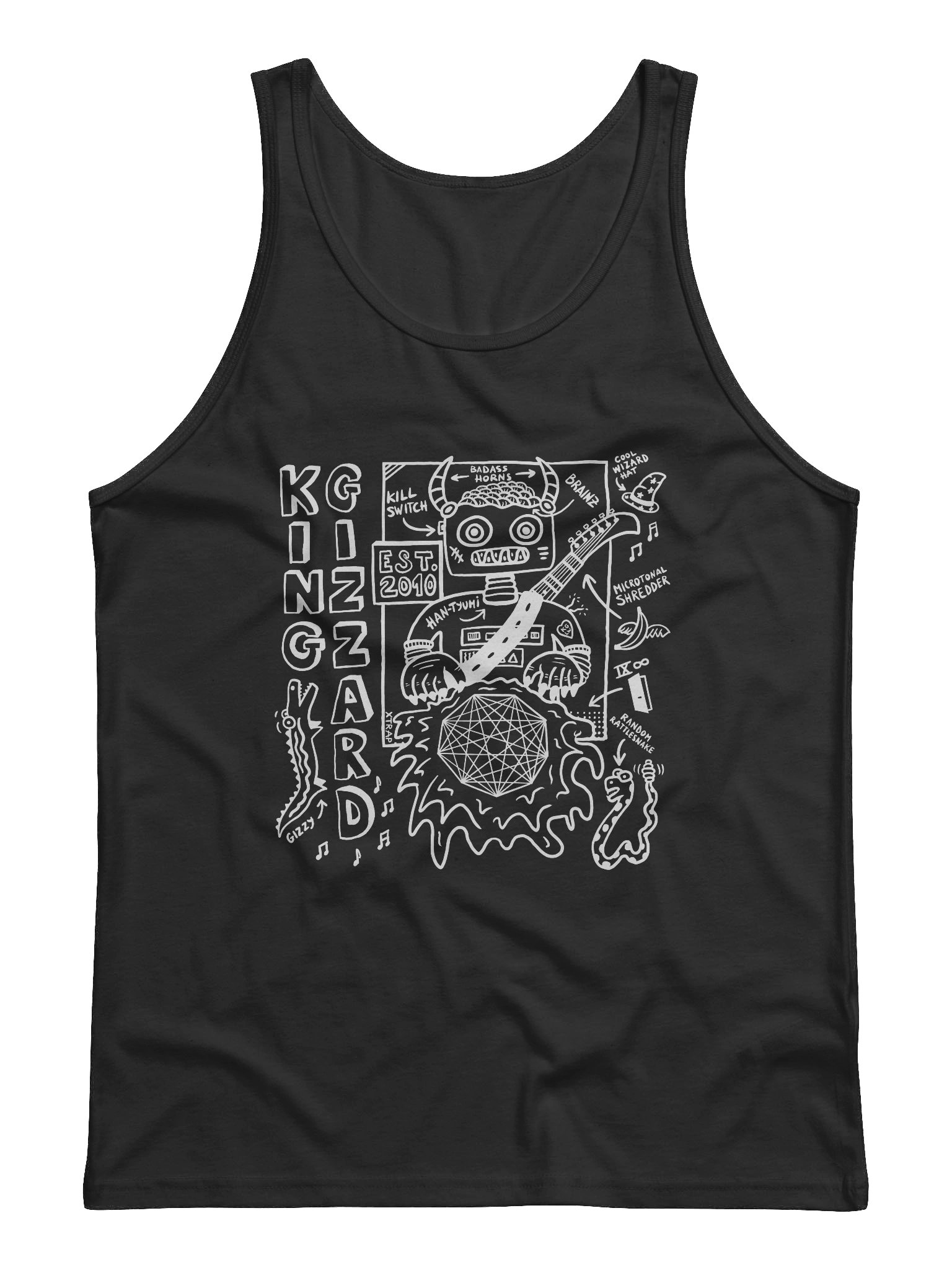 KING GIZZARD AND THE LIZARD WIZARD HAN-TYUMI TANK TOP product image (2)