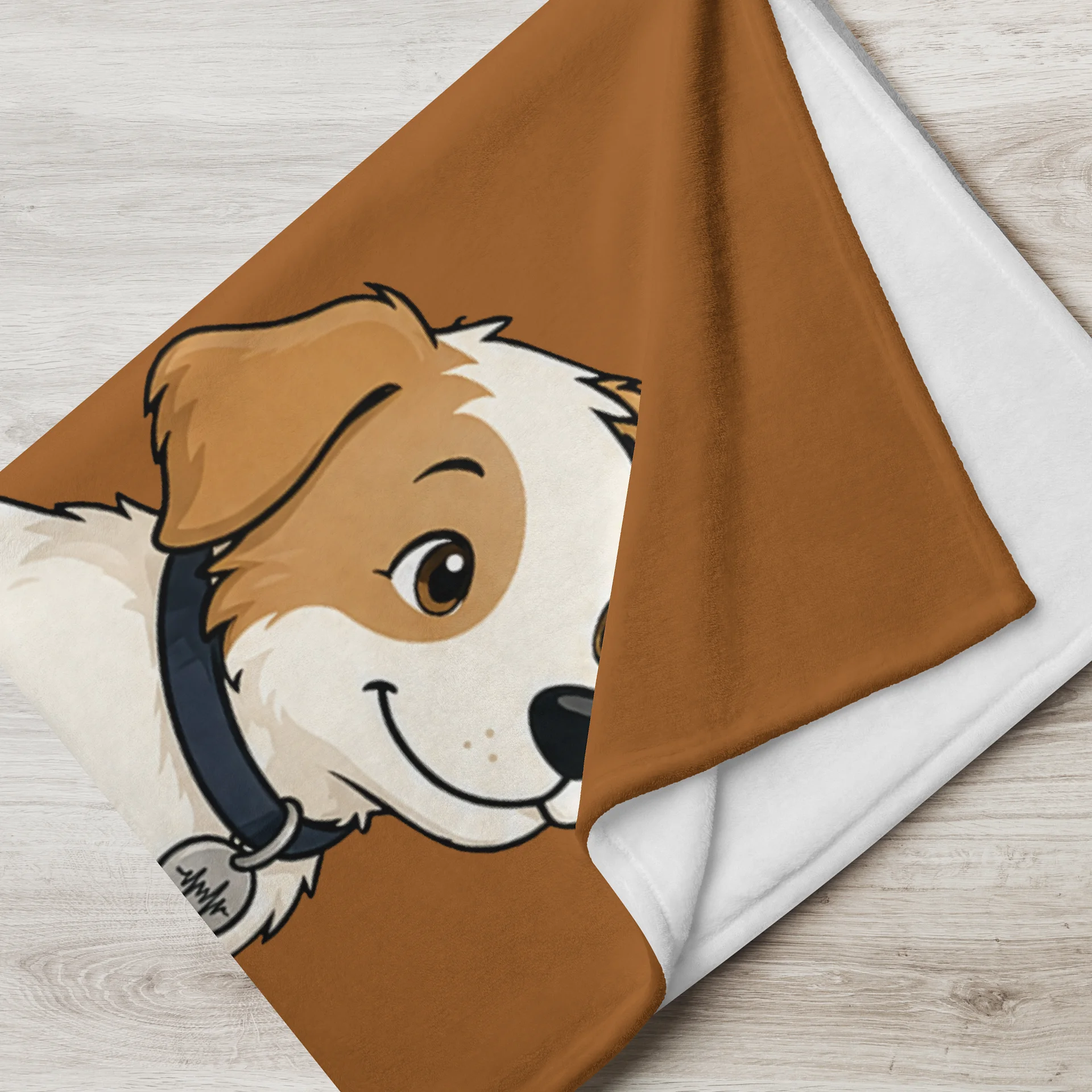 Sonance Dog Throw Blanket (Look Up) Rich Gold product image (2)