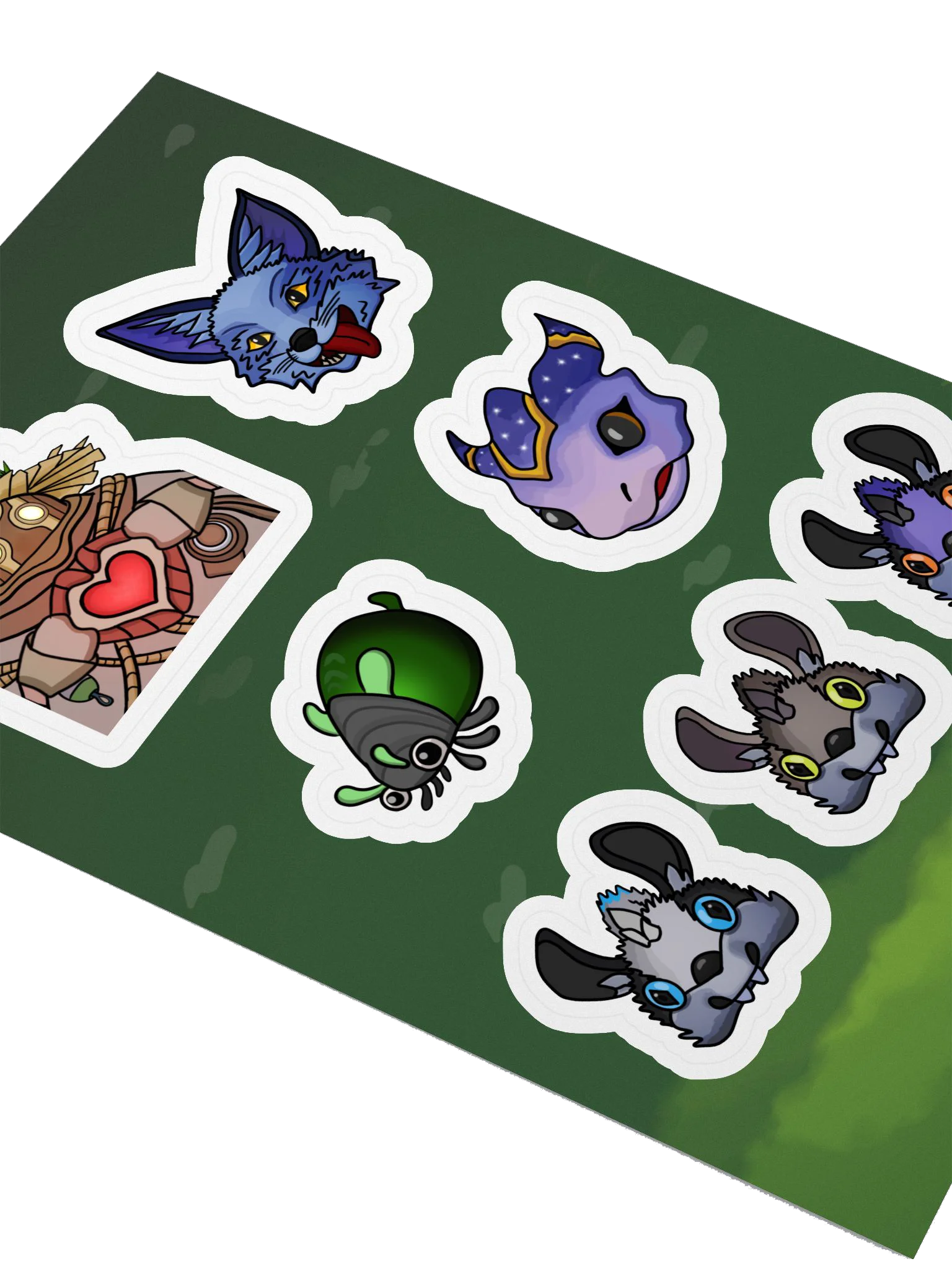 Palia Emotes Set - Kiss Cut Sticker Sheet product image (3)