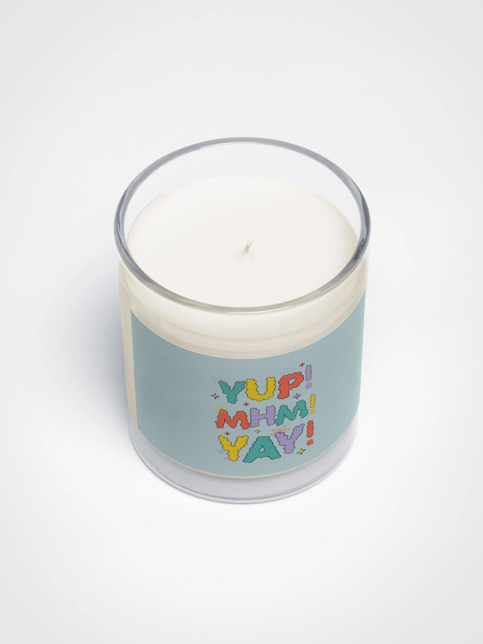 Yup Mhm Yay Unscented Candle product image (3)
