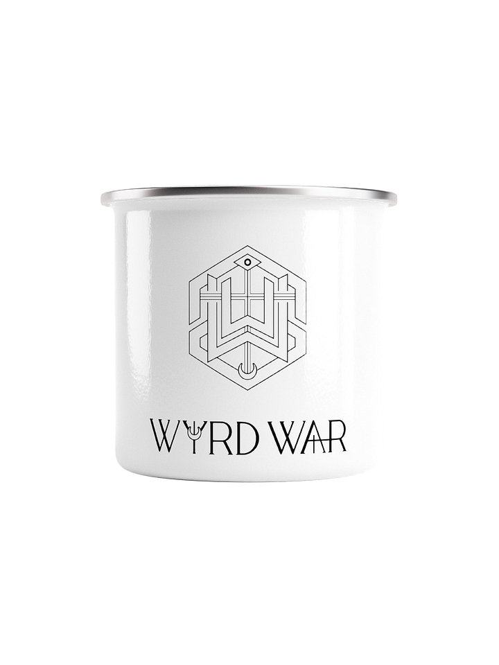 Wyrd War Enamel Mug (White) product image (2)
