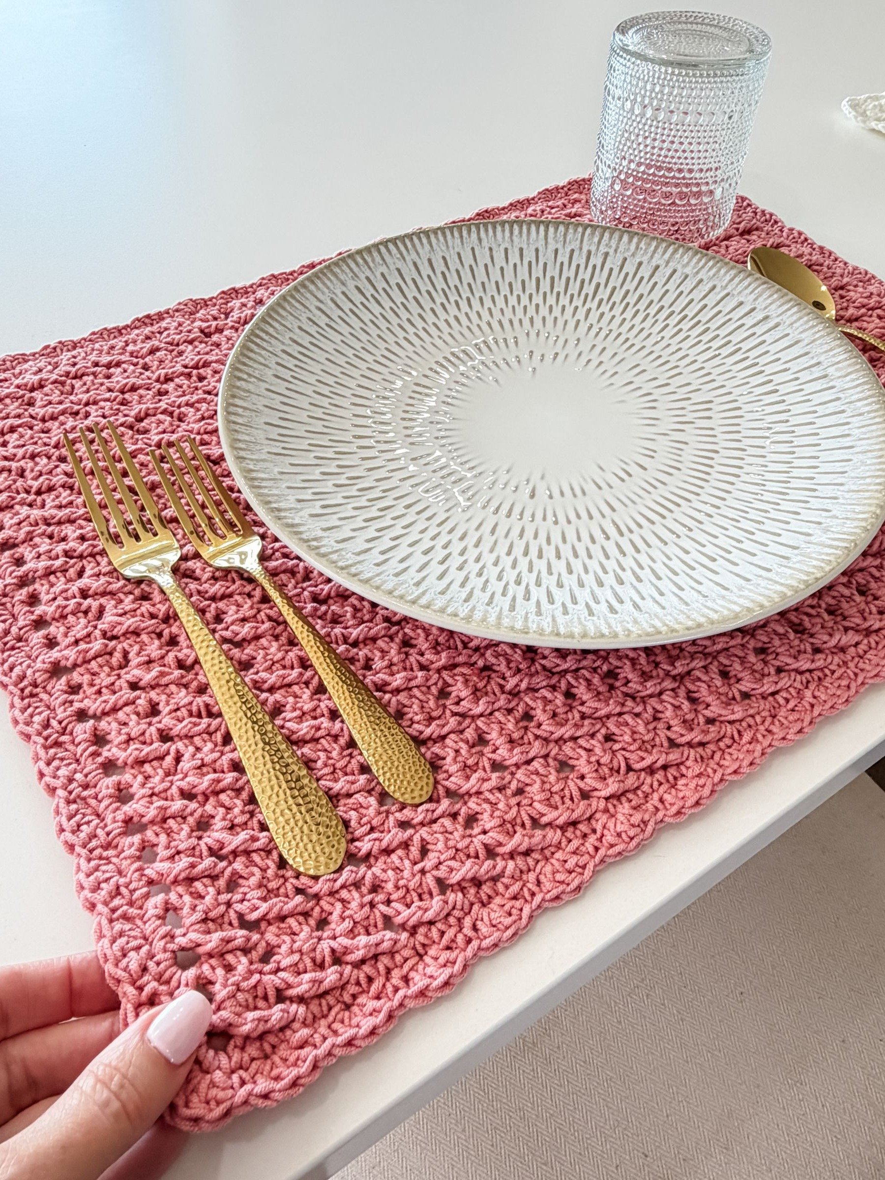 Honey Weave Placemat Crochet Pattern product image (5)