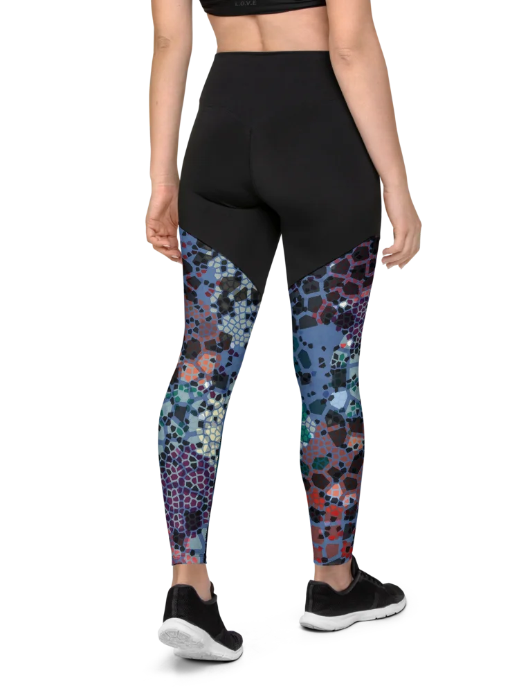 Stained glass-Sports Leggings product image (4)