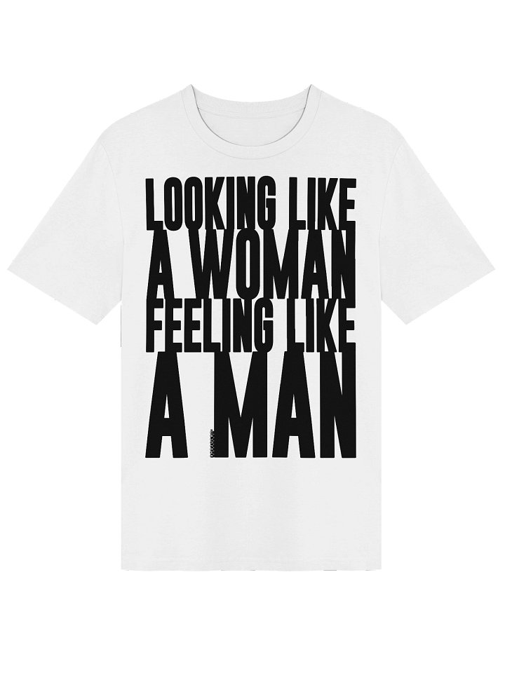 FEELING LIKE A MAN | WHITE T product image (1)