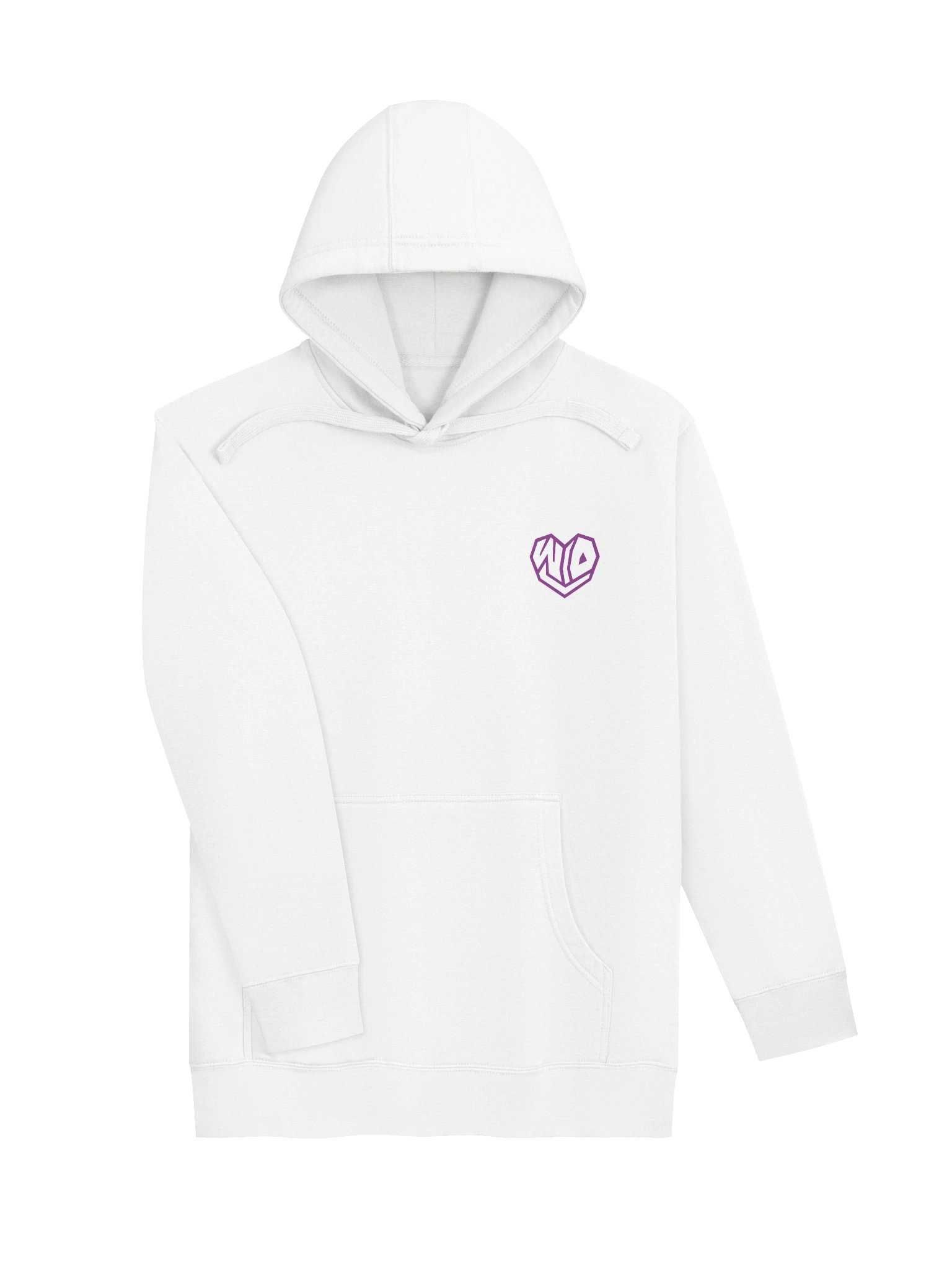 W/O U Gradient Pink/White Hoodie product image (3)