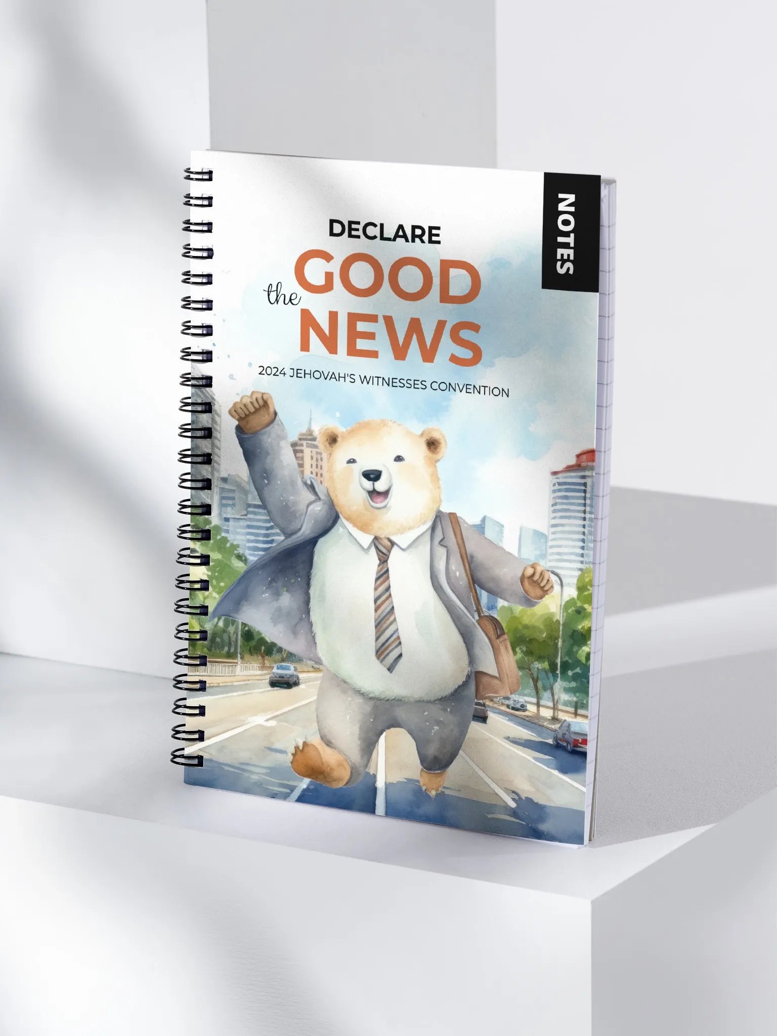 “Declare the Good News” Spiral Notebook – 2024 Jehovah’s Witnesses Convention Edition product image (4)