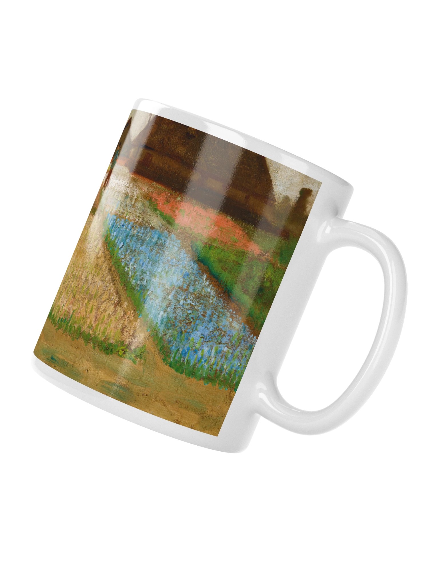 Flower Beds in Holland (Vincent van Gogh) Mug product image (5)